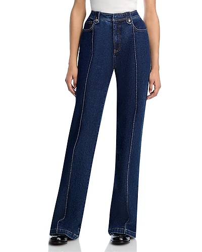 Cinq a Sept Niko High Rise Straight Jeans