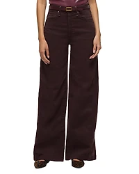 Hudson James High Rise Wide Leg Jeans