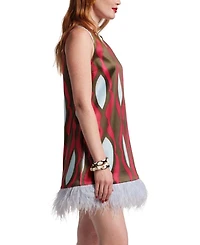 Darcy Shift Dress Lava Geo