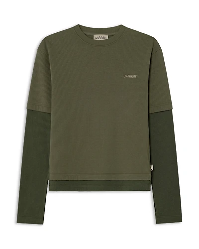 Carrer Roque Layered Look Long Sleeve Tee