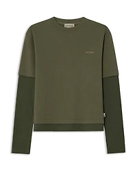 Carrer Roque Layered Look Long Sleeve Tee