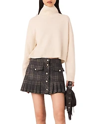 Maje High Neck Cashmere Sweater