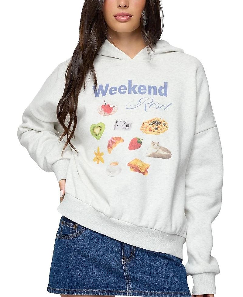 Edikted Weekend Reset Hoodie