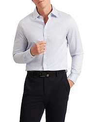 Ted Baker Sohoe Long Sleeve Regular Fit Striped Shirt