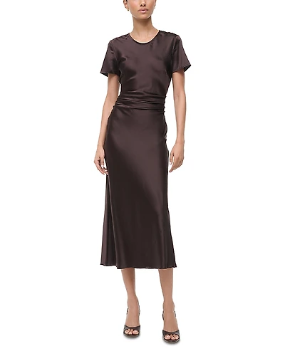 Staud Marcel Silk Blend Sheath Dress