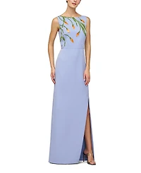 Kay Unger Ira Embellished Column Gown