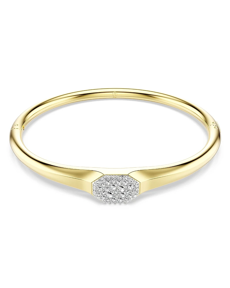 Swarovski Dextera Pave Crystal Cluster Bangle Bracelet