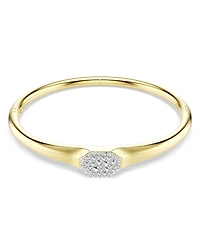 Swarovski Dextera Pave Crystal Cluster Bangle Bracelet