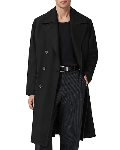 Allsaints Curran Wool Blend Coat