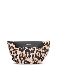 Vee Collective Caba Leopard Print Clutch Bag
