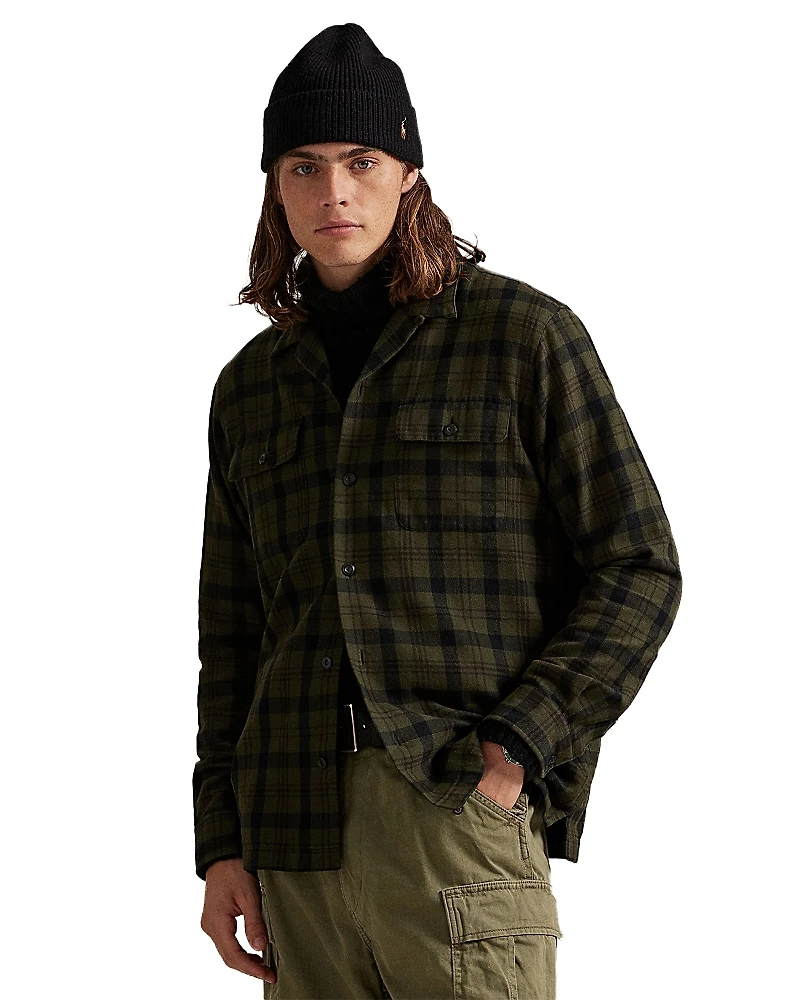 Polo Ralph Lauren Classic Fit Plaid Flannel Camp Shirt