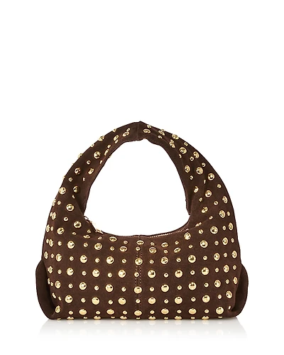 Aqua Slouchy Hobo Suede Shoulder Bag - Exclusive