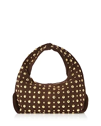 Aqua Slouchy Hobo Suede Shoulder Bag - Exclusive