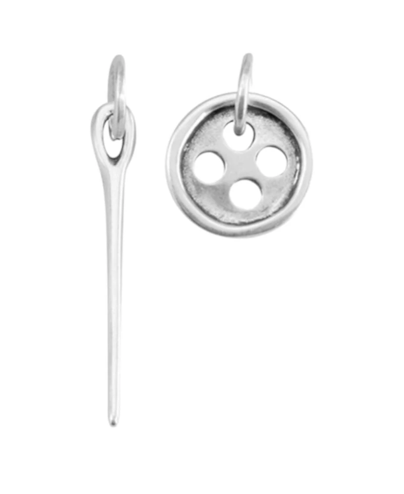 UNOde50 Button & Needle Earrings