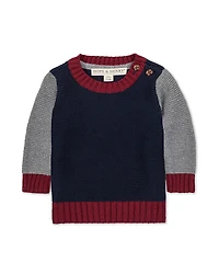 Hope & Henry Organic Long Sleeve Crewneck Pullover Sweater - Little Kid, Big Kid