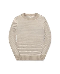 Hope & Henry Organic Long Sleeve Crewneck Pullover Sweater - Little Kid