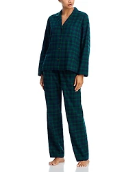 Eberjey Flannel Long Holiday Pajama Set