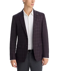 John Varvatos Star Usa Slim Fit Tonal Plaid Sport Coat