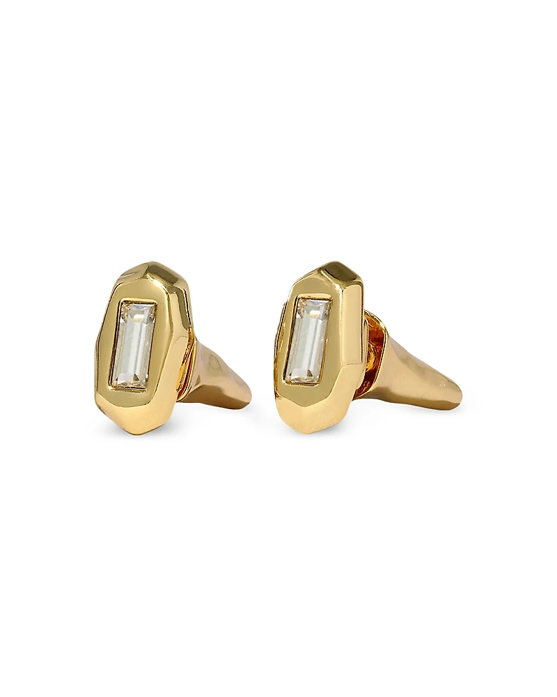 Alexis Bitar Faceted Crystal Stud Earrings