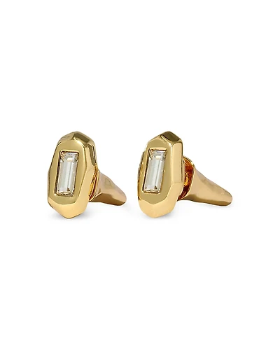 Alexis Bitar Faceted Crystal Stud Earrings