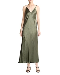 Vince Paneled Bias Slip Dress
