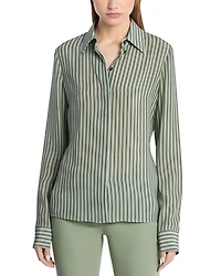Michael Kors Striped Hansen Silk Shirt