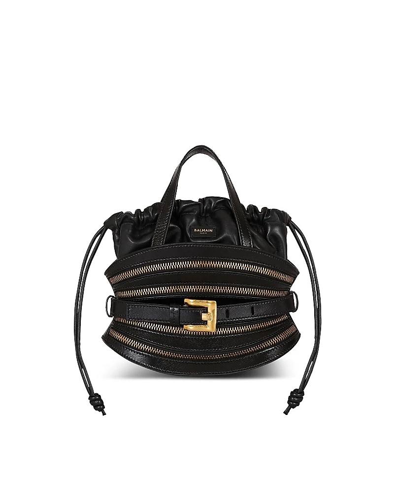 Balmain Mini Shuffle Zips Bag
