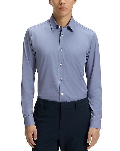 Boss Roan Slim Fit Button-Front Shirt
