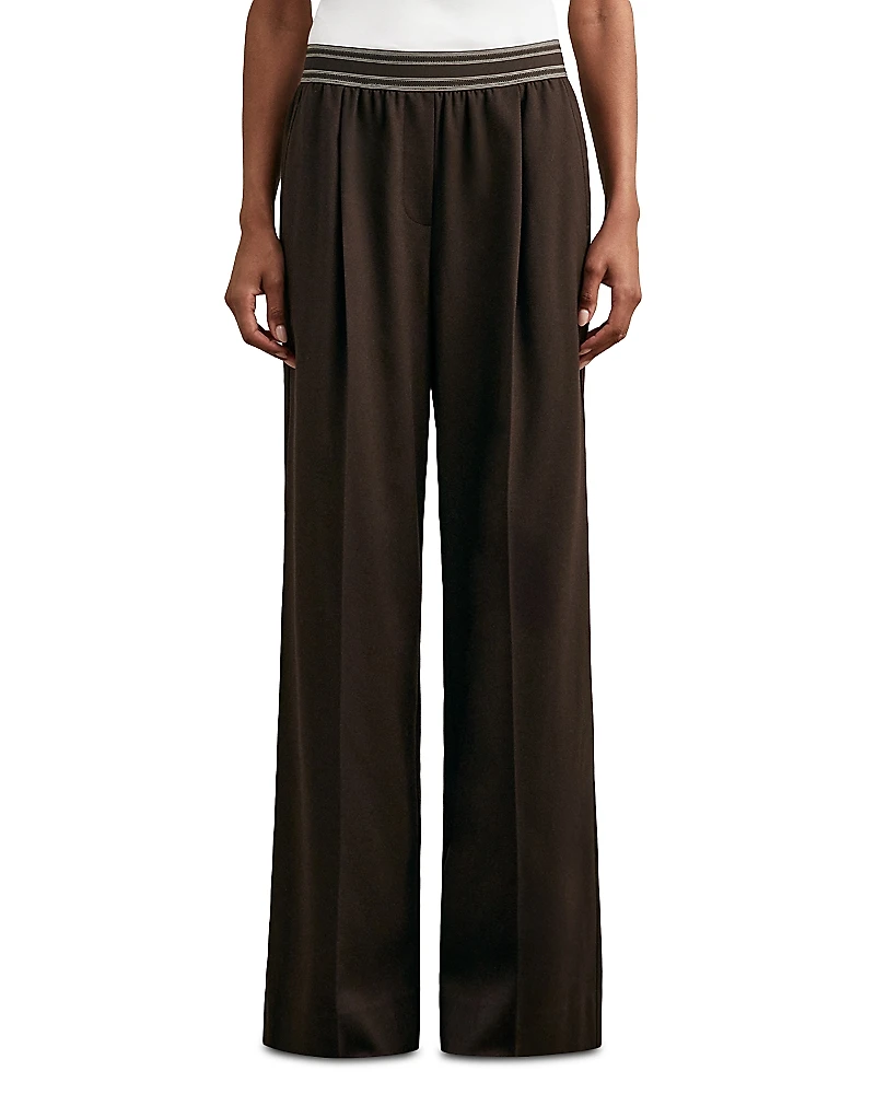 Reiss Petites Camelia Wide Leg Pants
