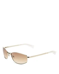 Le Specs Star Beam Rectangle Sunglasses, 59mm