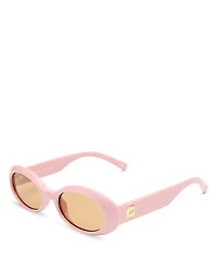 Le Specs Work It! Oval Sunglasses, 53mm