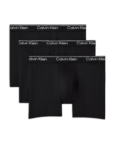 Calvin Klein Microfiber Stretch Boxer Briefs - 3 pack