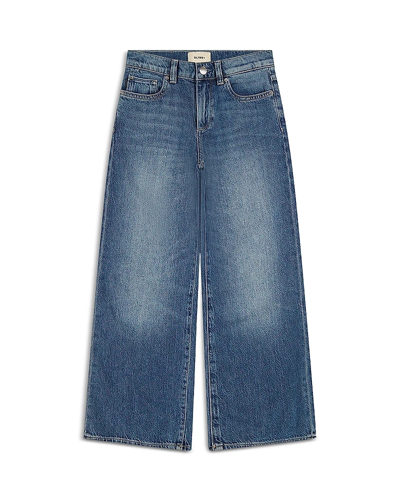 DL1961 Girls' Nini Wide Leg Jeans