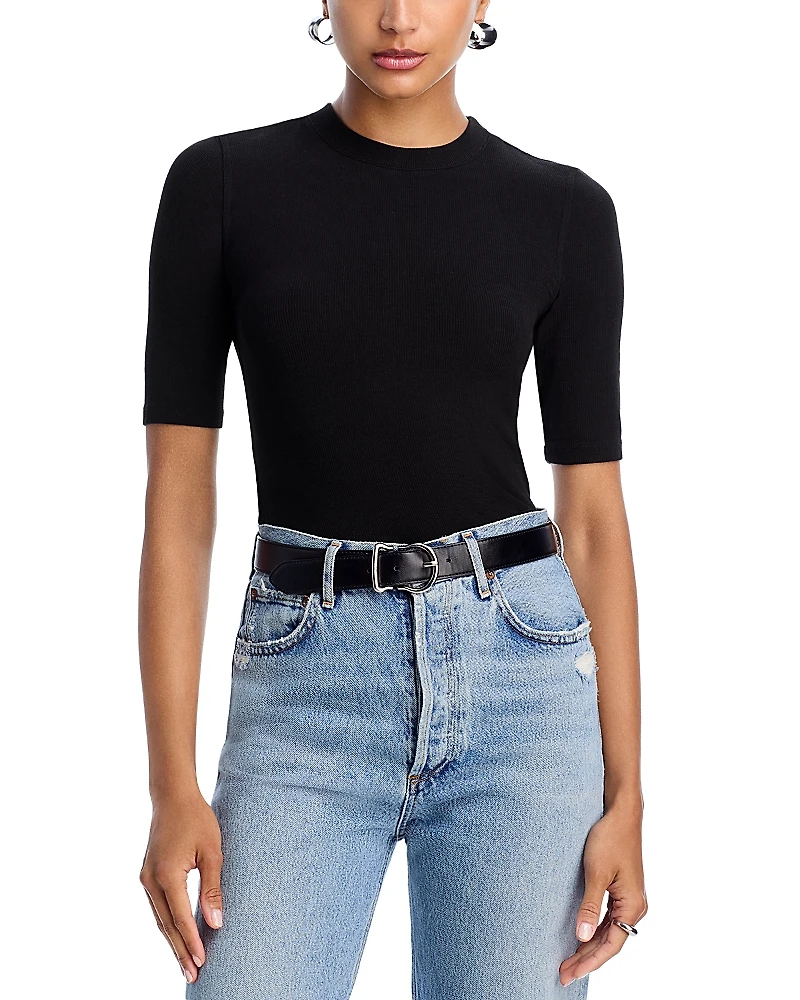 Frame Rib Crewneck Tee