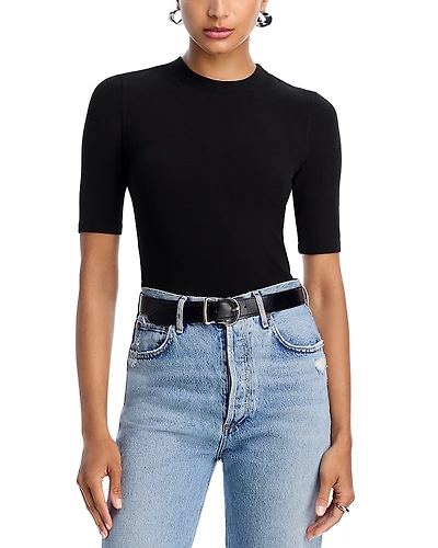 Frame Rib Crewneck Tee