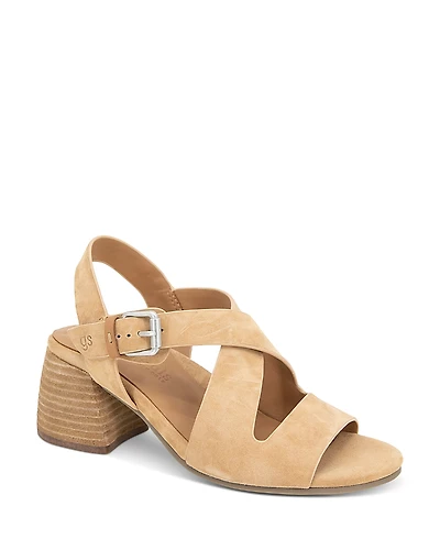 Gentle Souls by Kenneth Cole Women's Mela Tan Suede Sandals