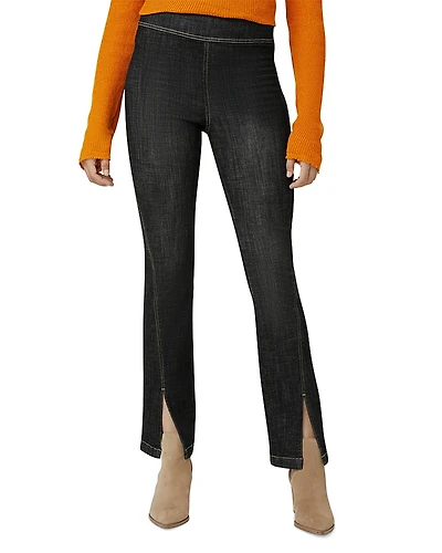 Hue Crosshatch High Rise Bootcut Jeans