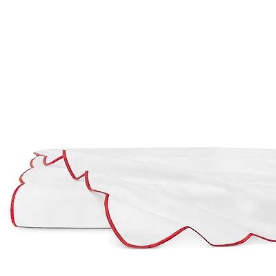 Sferra Limana Scalloped Flat Sheet
