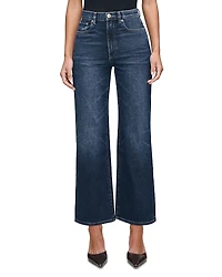 DL1961 Karmine SculptSystem High Rise Ankle Refined Wide Leg Jeans