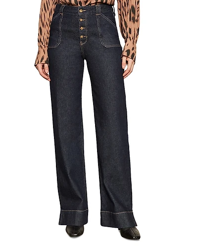 Sanctuary Ekara High Rise Slim Wide Leg Jeans