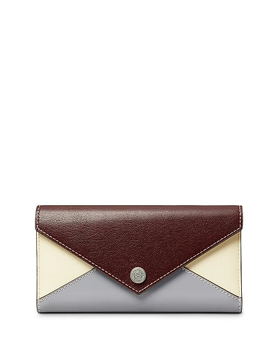 Tory Burch Color Block Envelope Wallet