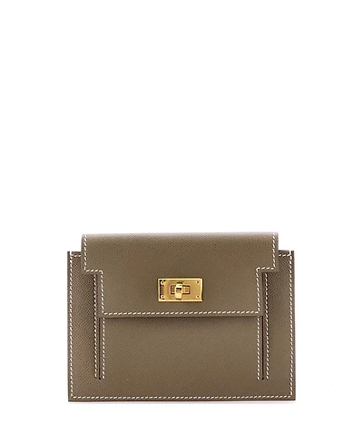 Pre-Owned HERMES Kelly Pocket Compact Wallet Epsom