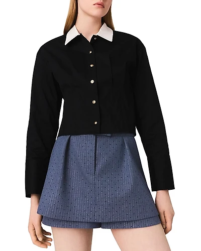 Maje Rhinestone Shorts