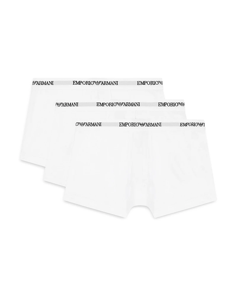 Emporio Armani Solid Boxer Briefs, Pack of 3