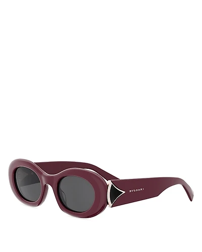 Bvlgari Diva's Dream Oval Sunglasses, 50mm