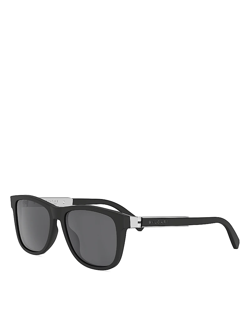 Bvlgari Aluminium Square Sunglasses, 54mm