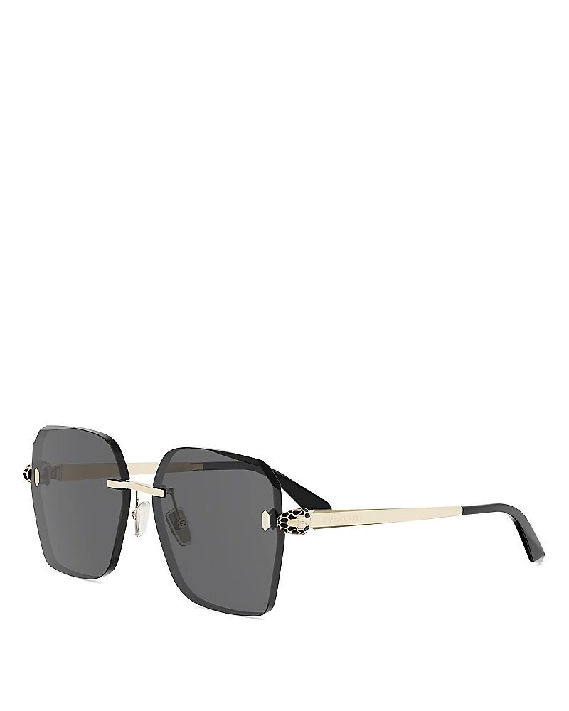 Bvlgari Serpenti Forever Square Sunglasses, 58mm