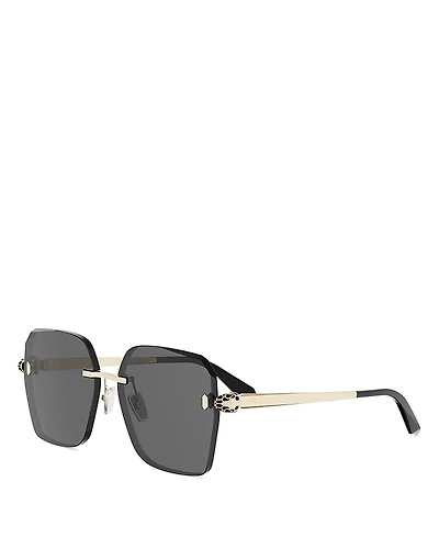 Bvlgari Serpenti Forever Square Sunglasses, 58mm