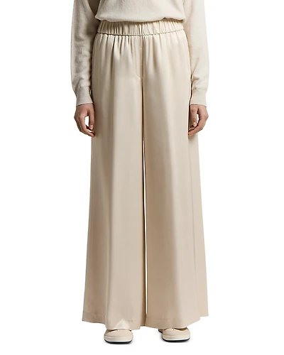 Peserico Pull On Wide Leg Pants