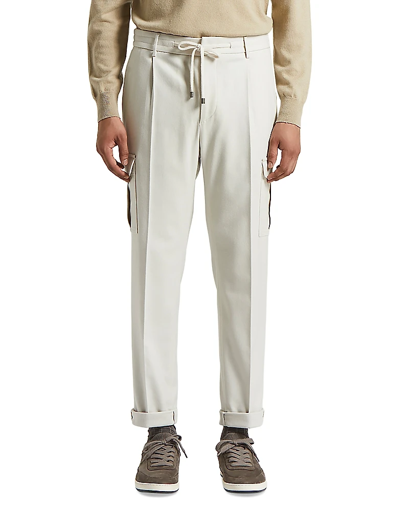 Peserico Relaxed Fit Drawstring Cargo Pants